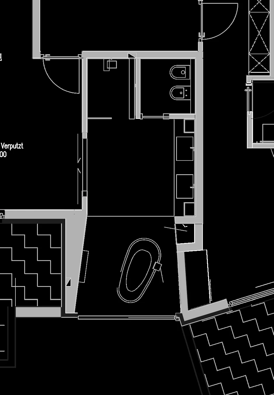 Private Bathroom — plan