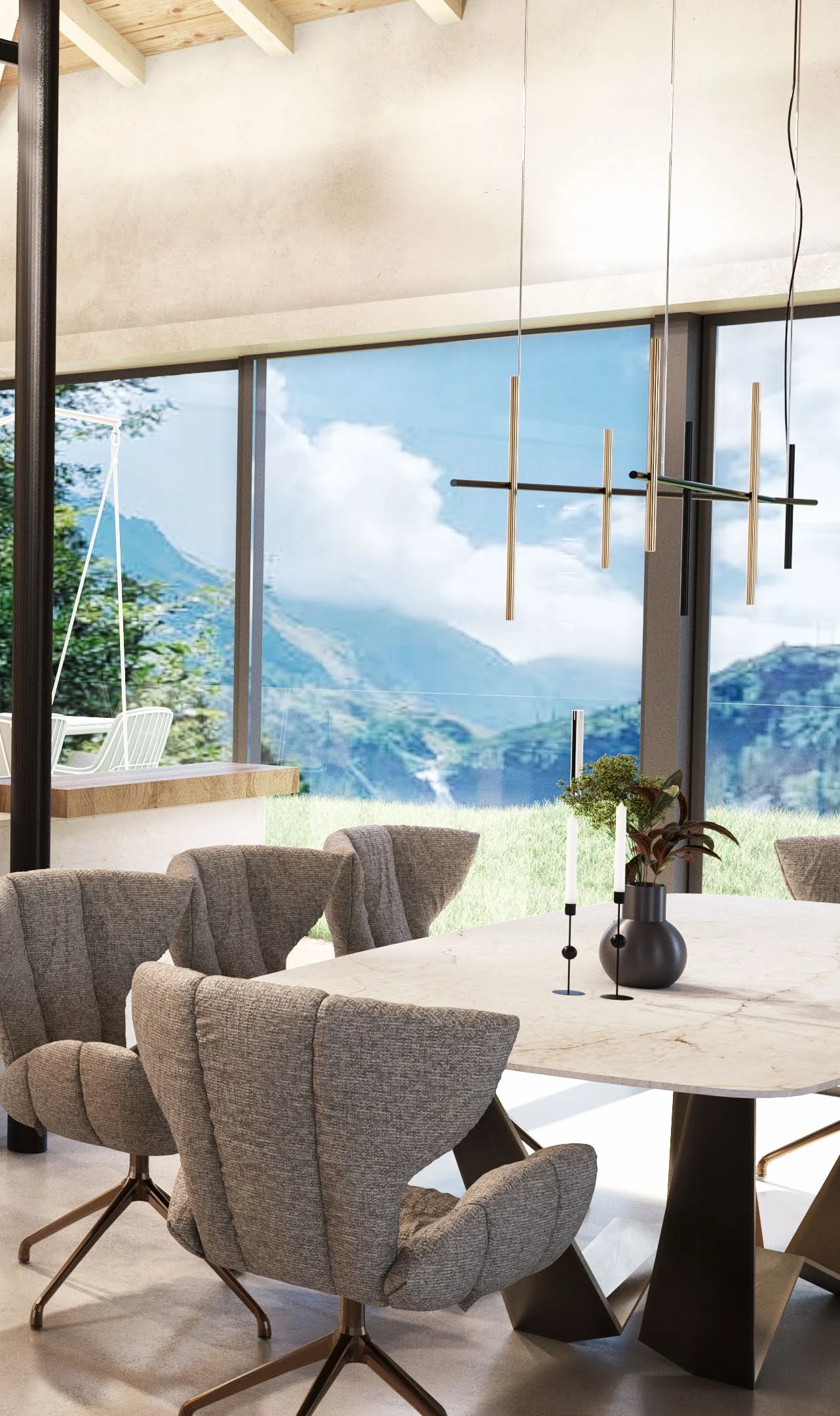 Hospitality Interior — Bar & Lounge detail