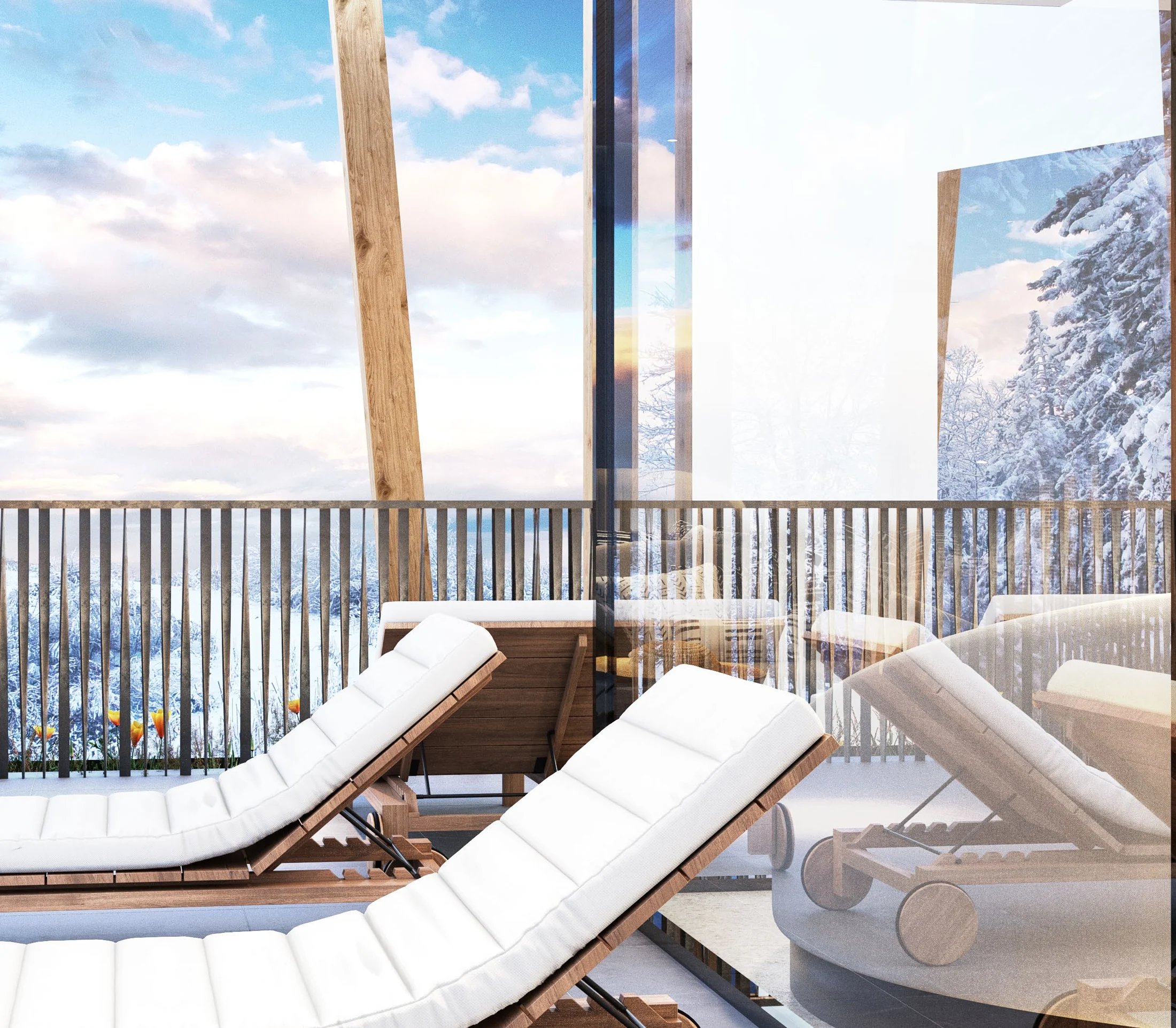 Hillside Residence — Spatial Concept detail